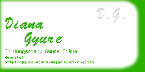 diana gyure business card